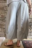 Jo Jo Quirky Hopsack Crop Pant Dove